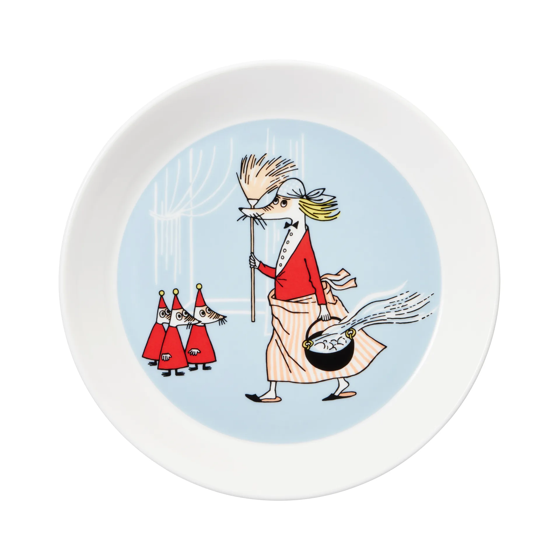 Plato Moomin Fillyjonk, gris Moomin Arabia