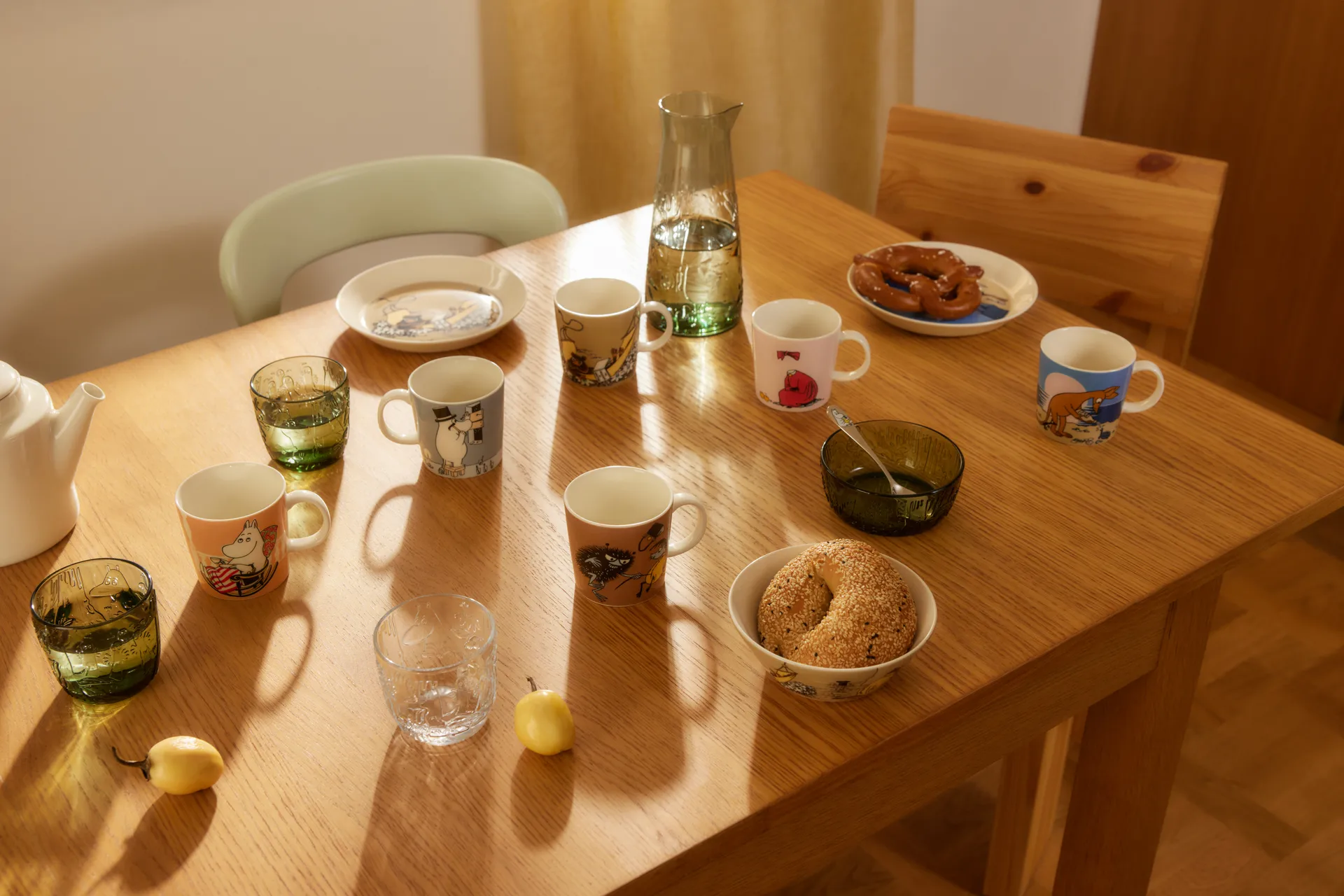 Plato The Muskrat Moomin Ø19 cm, Beige Moomin Arabia