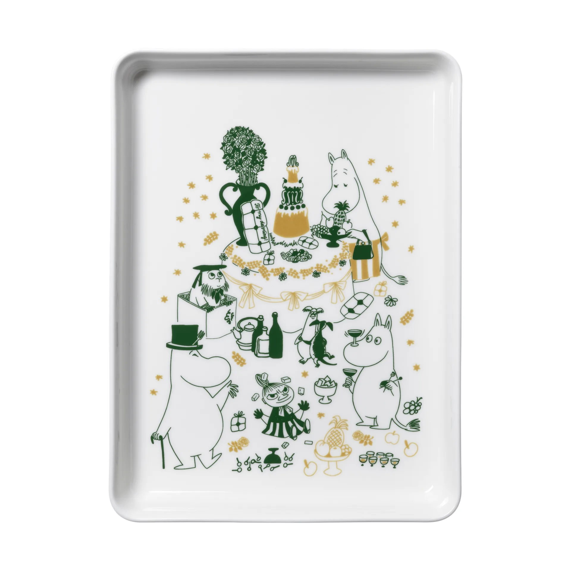 Regalo de amor plato Mumin, 24x32 cm Moomin Arabia