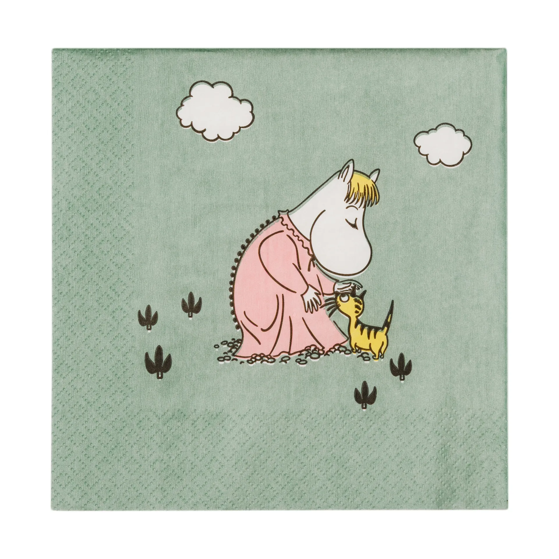 Servilleta de papel Moomin Cariño 33x33 cm, Pack de 20 Moomin Arabia