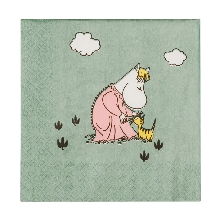 Servilleta de papel Moomin Cariño 33x33 cm - Pack de 20 - Moomin Arabia