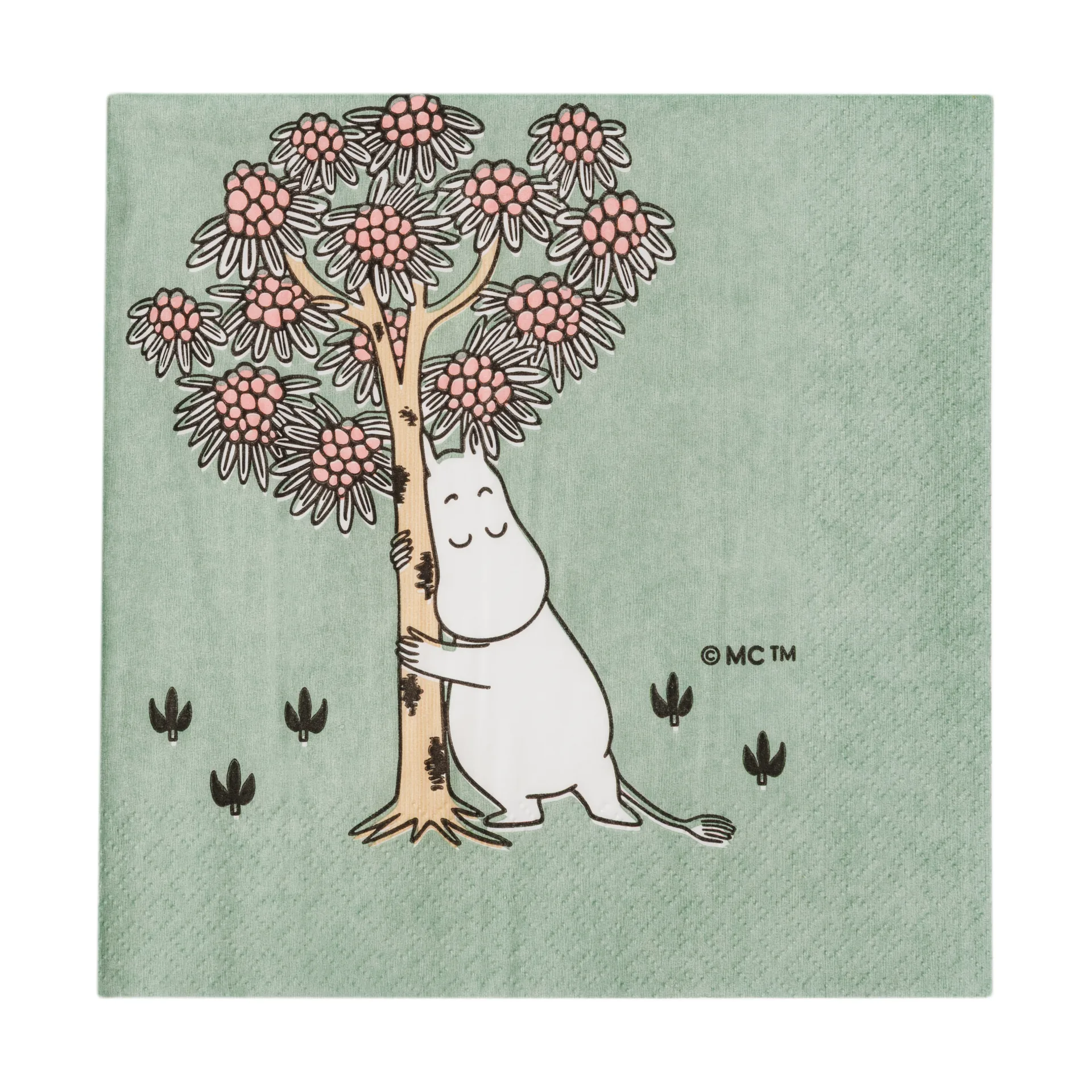 Servilleta de papel Moomin Cariño 33x33 cm, Pack de 20 Moomin Arabia