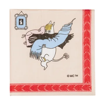 Servilletas de papel Mumin Listos para las vacaciones 33 cm - Pack de 20 - Moomin Arabia