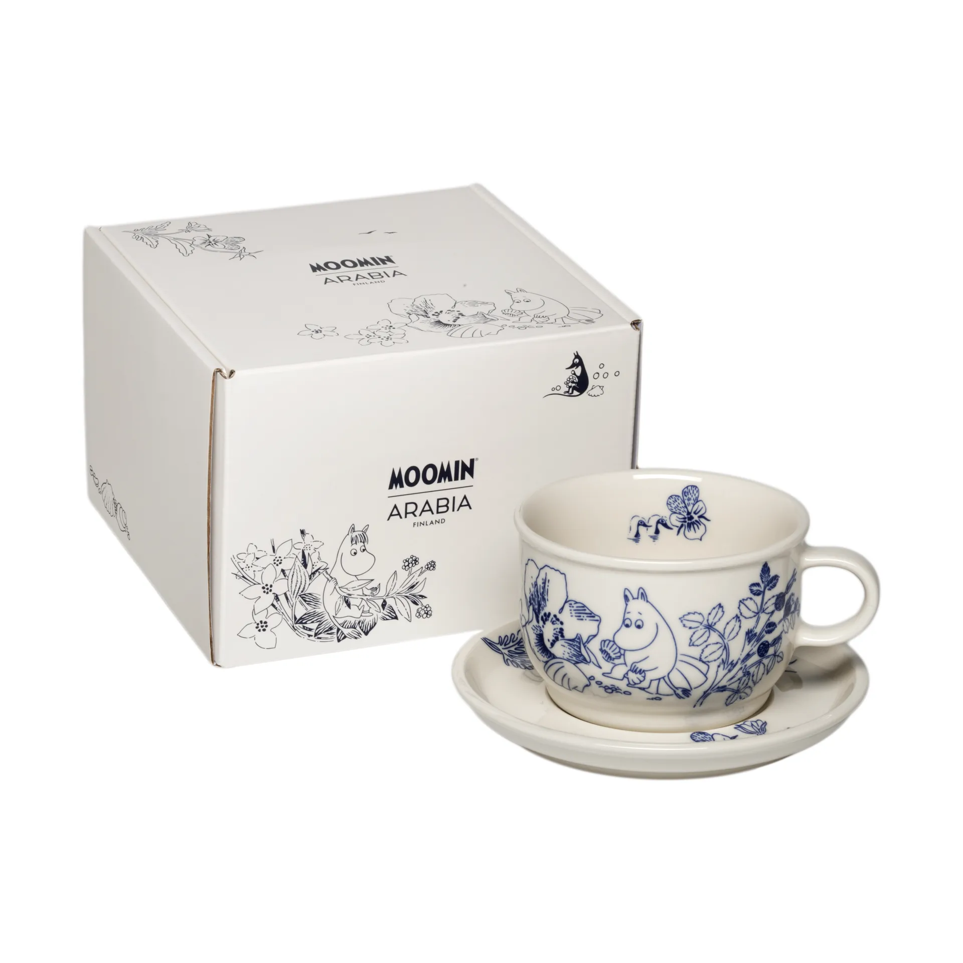 Taza con plato Mumin Haru, 2 piezas Moomin Arabia