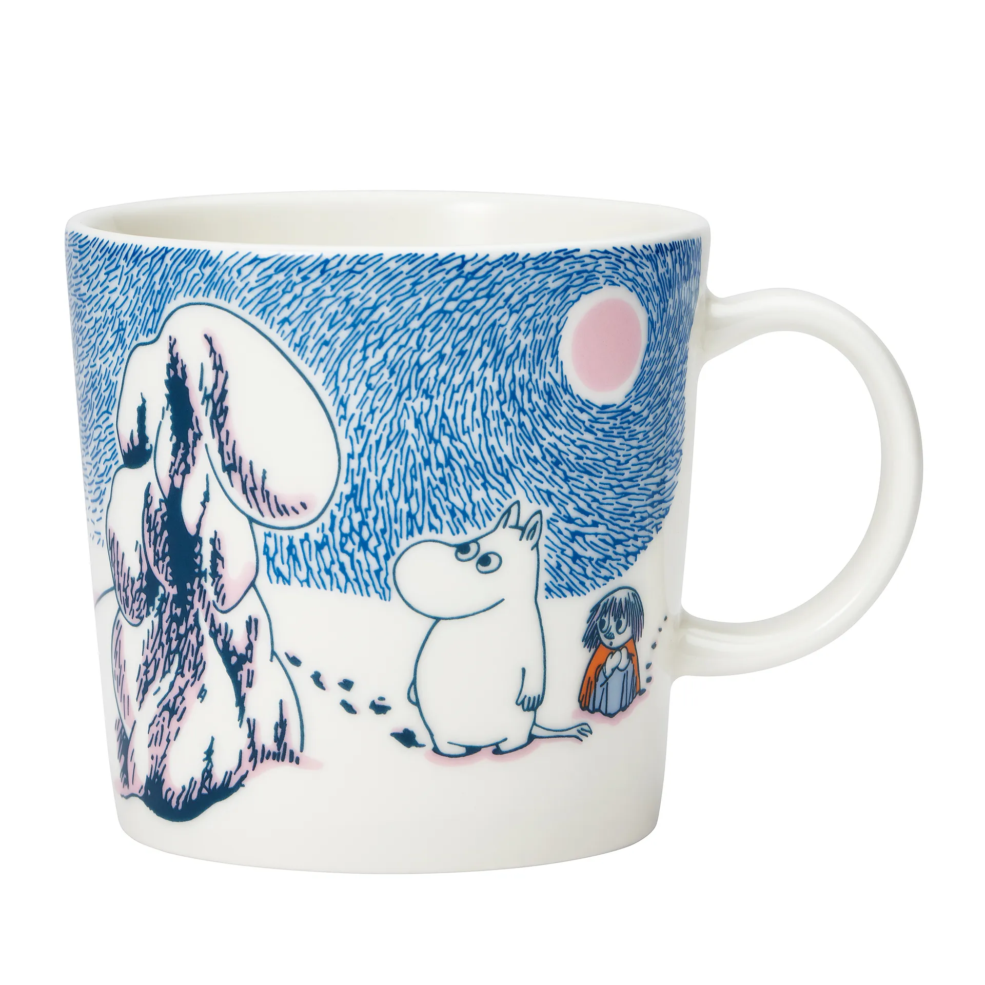 Taza Moomin Crown snow-load 2019, azul Moomin Arabia