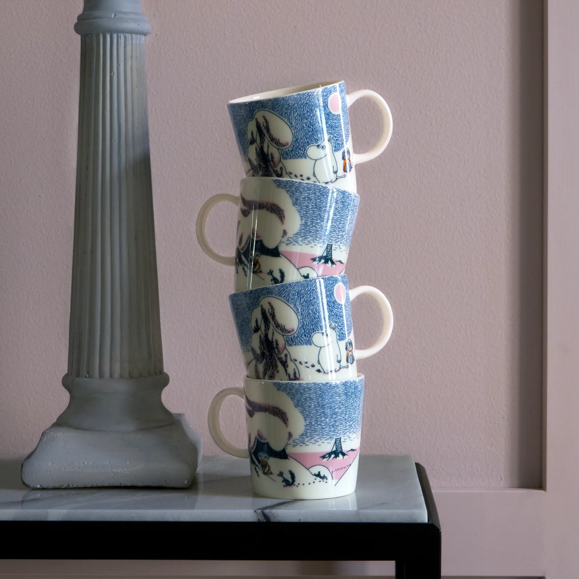 Taza Moomin Crown snow-load 2019, azul Moomin Arabia