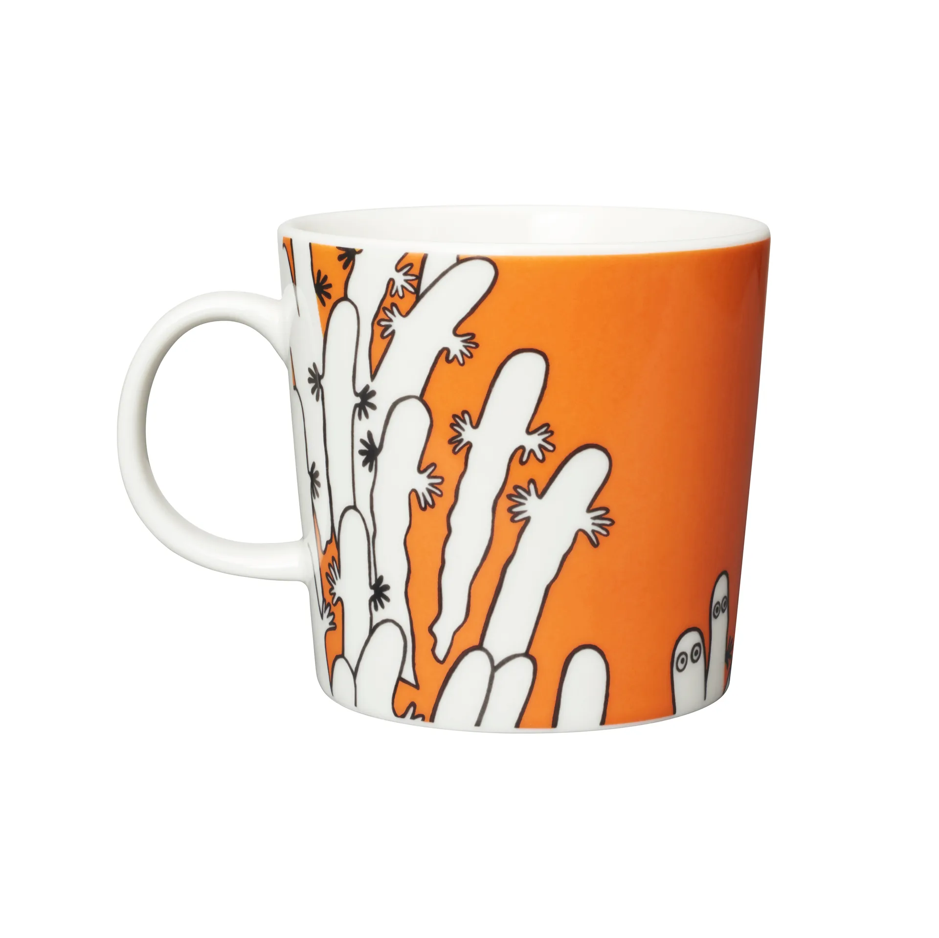 Taza Mumin Classic 75 aniversario Limited Edition, Hattifatteners naranja Moomin Arabia
