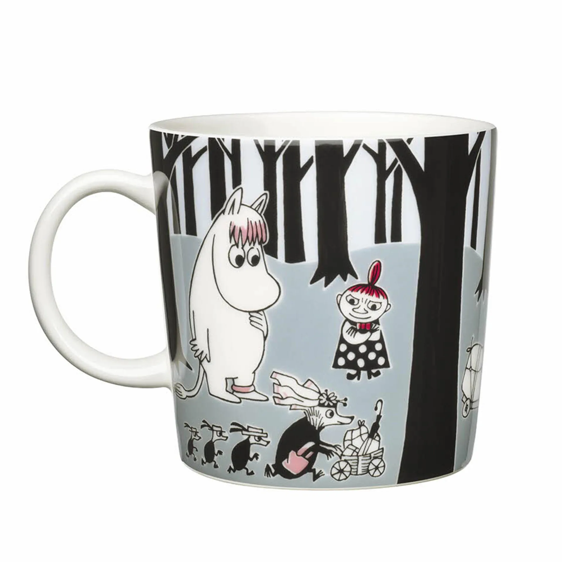 Taza Mumin de Aventura - La huida, gris Moomin Arabia