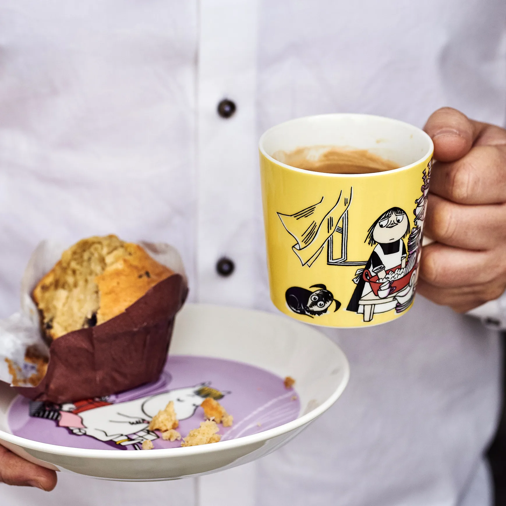 Taza Mumin Misan amarillo, 30 cl Moomin Arabia