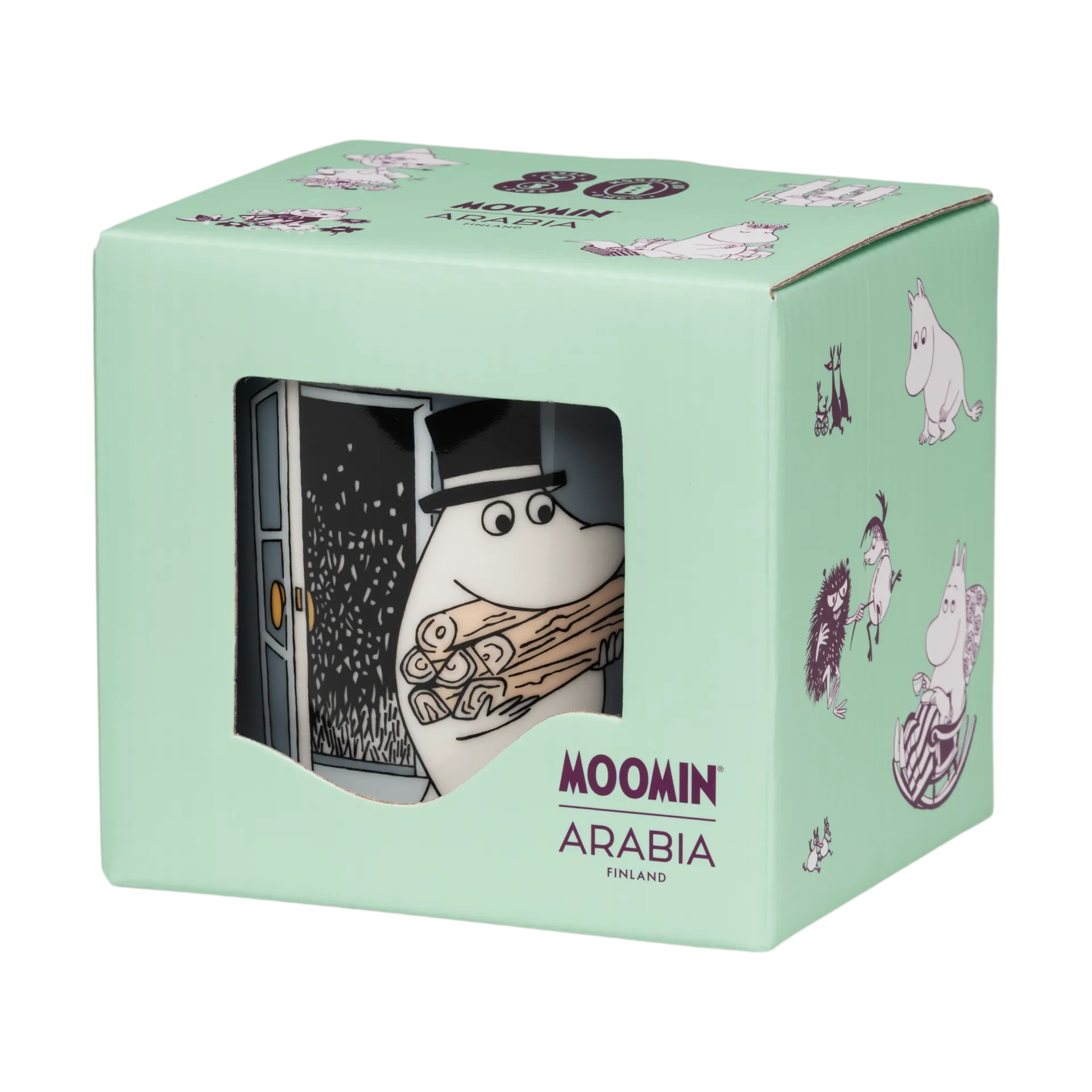 Taza Muminpappa Mumin edición 80º aniversario, 30 cl Moomin Arabia