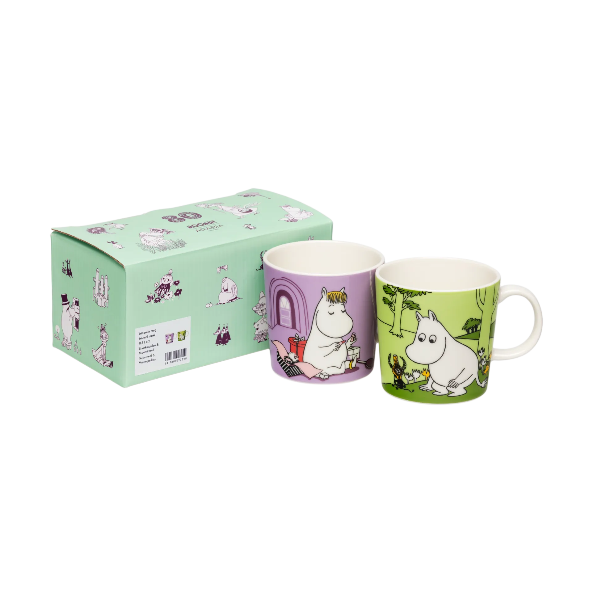 Taza Snorkfröken & Mumintrollet Mumin 2 piezas, 30 cl Moomin Arabia