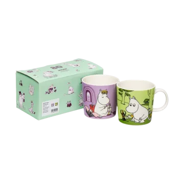 Taza Snorkfröken & Mumintrollet Mumin 2 piezas - 30 cl - Moomin Arabia
