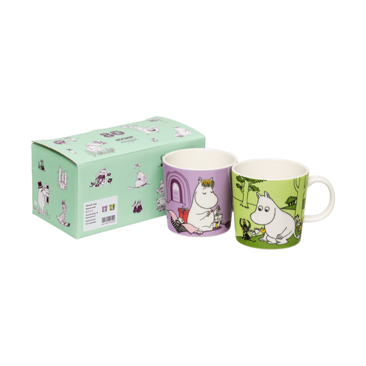 Taza Snorkfröken & Mumintrollet Mumin 2 piezas - 30 cl - Moomin Arabia