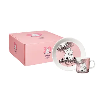 Taza y plato Moomin Amor 30 años  - 2 piezas - Moomin Arabia