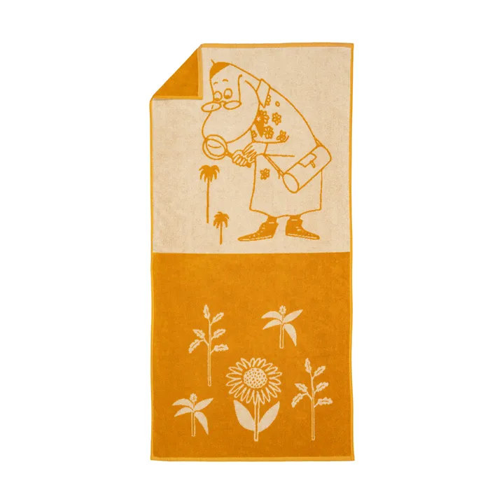 Toalla de baño Mumin 70x140 cm - Hemulen, ocre - Moomin Arabia