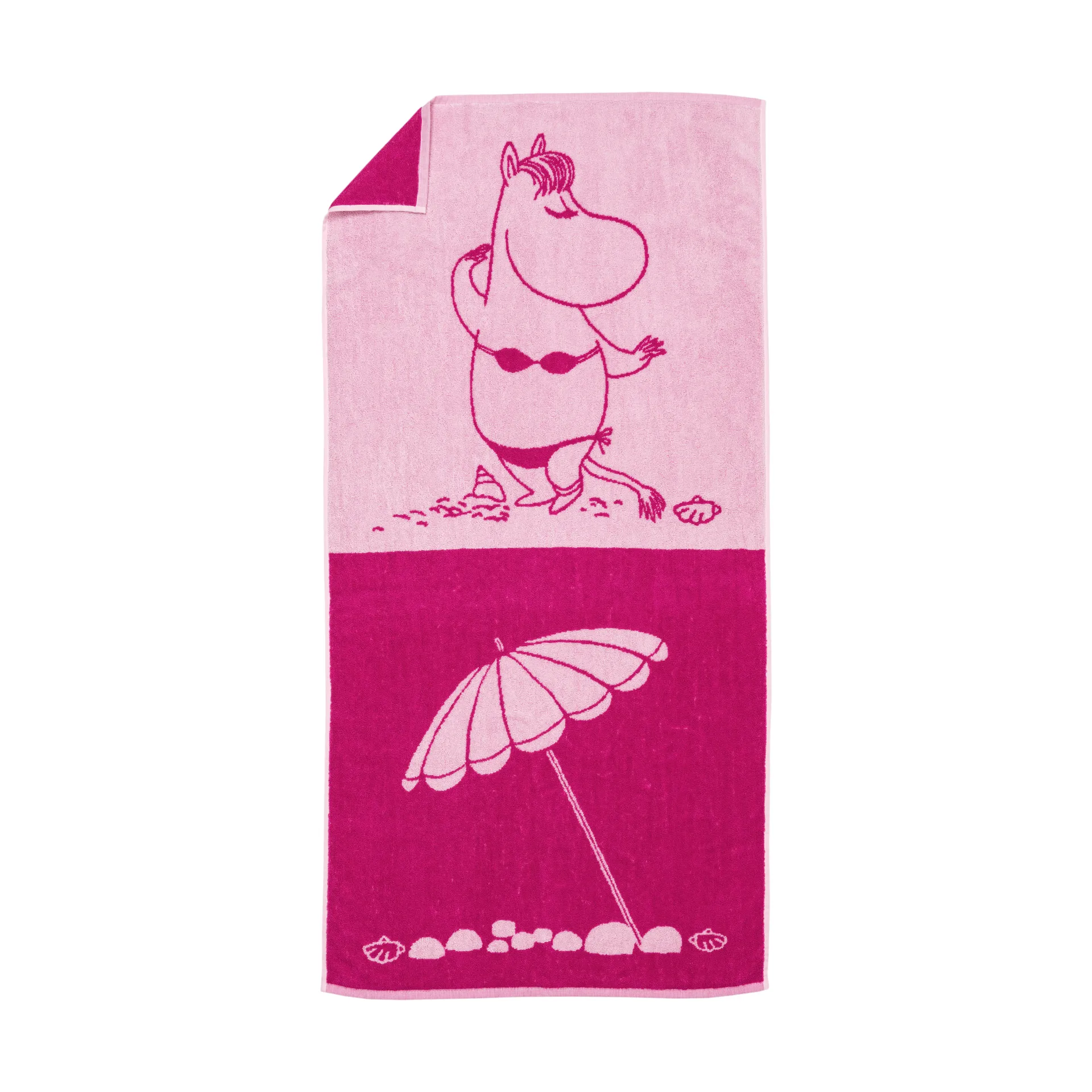 Toalla de baño Mumin 70x140 cm, Rosa Snorkfröken  Moomin Arabia