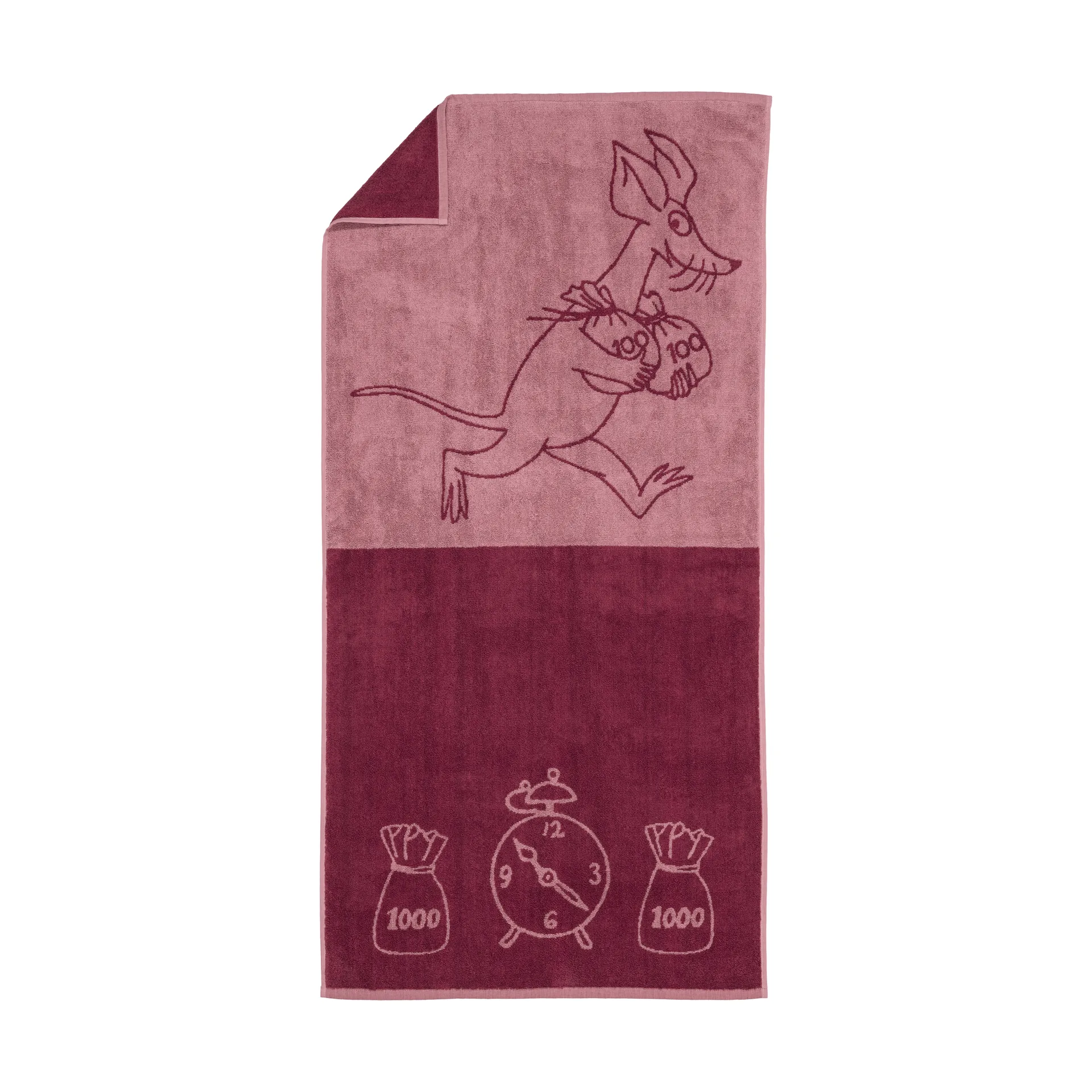 Toalla de baño Mumin 70x140 cm, Sniff, malva Moomin Arabia