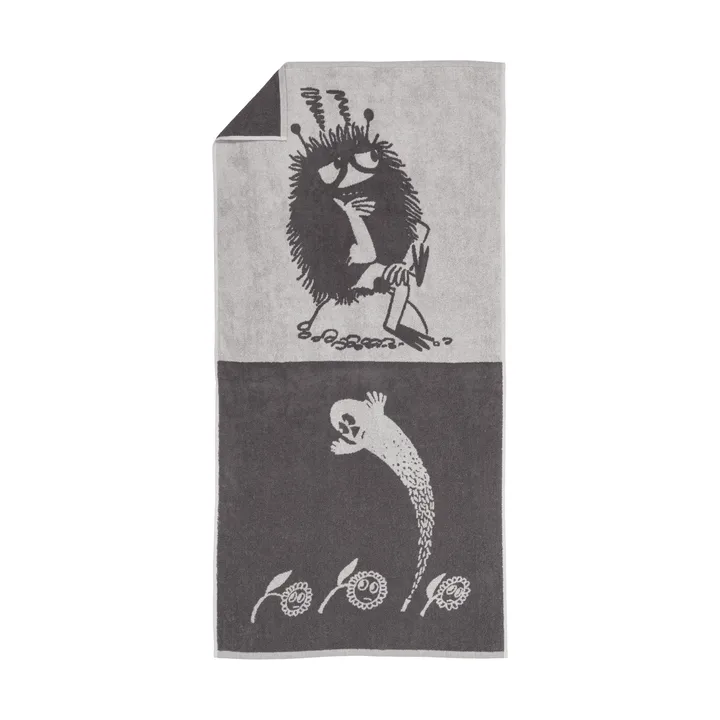 Toalla de baño Mumin 70x140 cm - Stinky, gris - Moomin Arabia