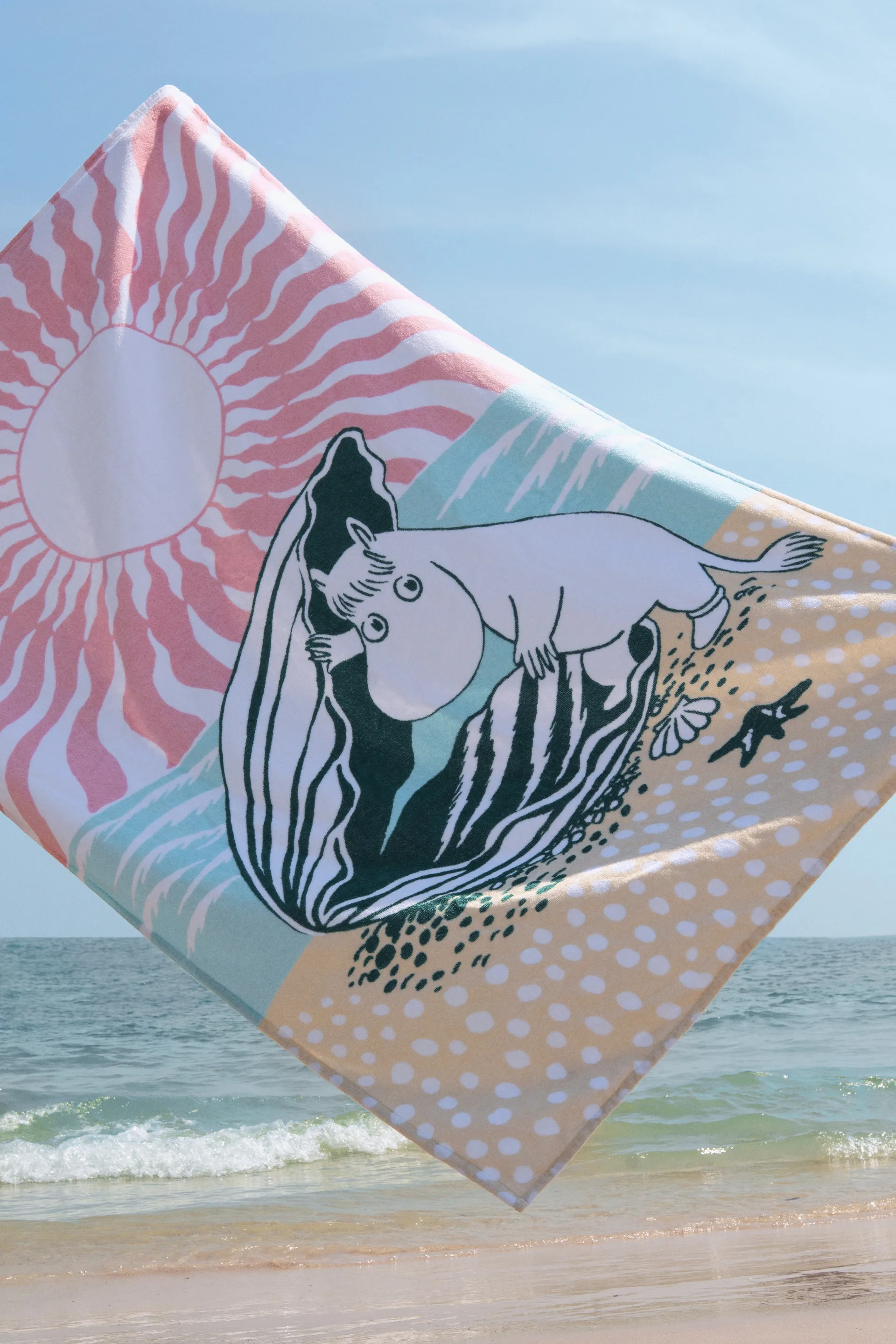 Toalla de playa Beach day Moomin, 93x150 cm Moomin Arabia