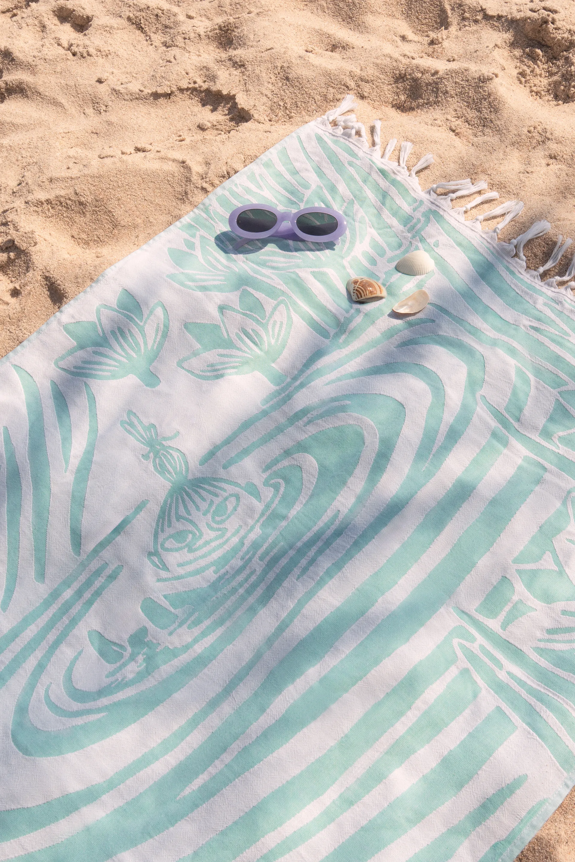 Toalla Hamam Mumin 80x150 cm, Multicolor Moomin Arabia