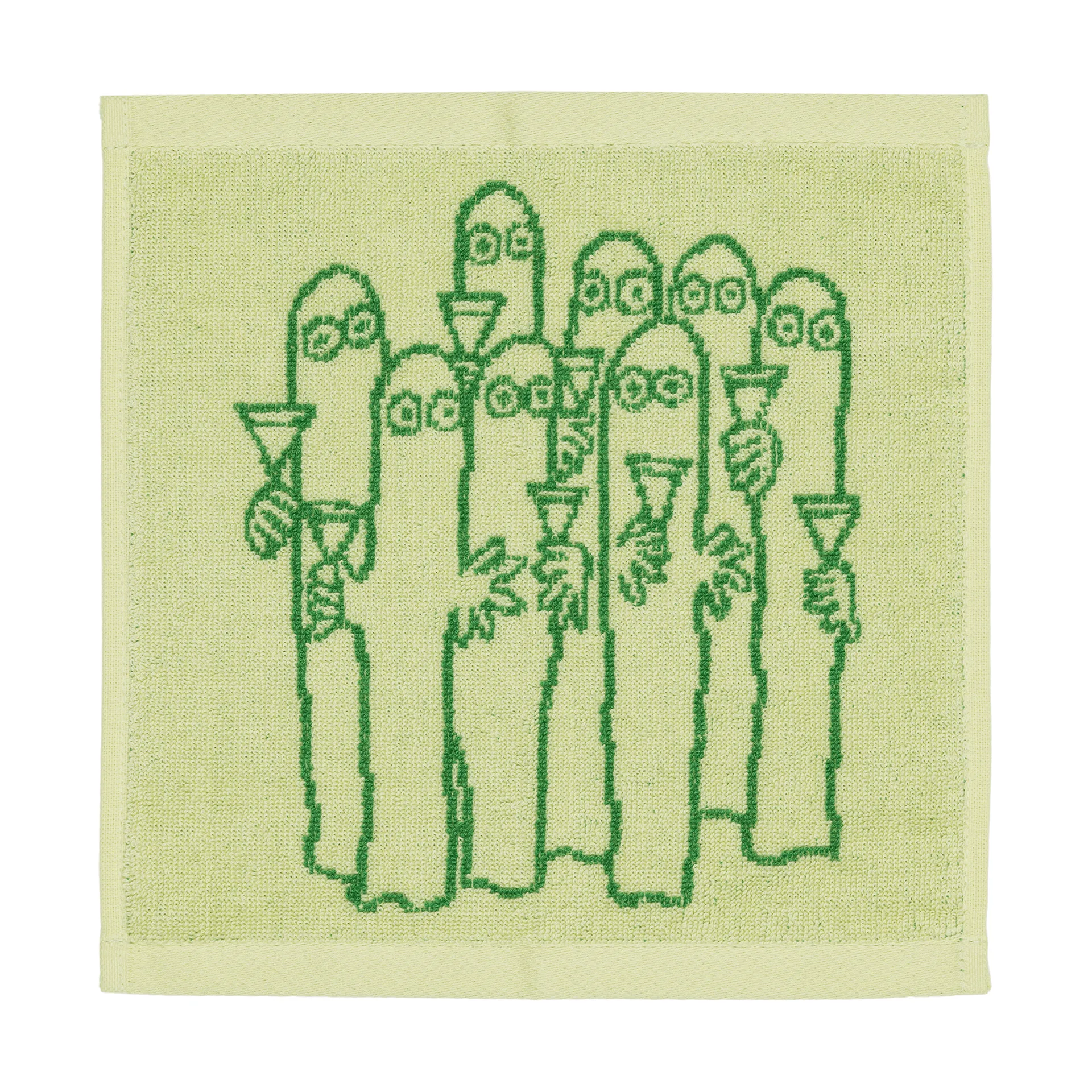 Toalla Mumin 25x25 cm, Hattifatteners, verde Moomin Arabia