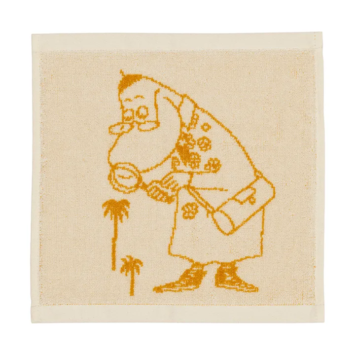 Toalla Mumin 25x25 cm - Hemulen, ocre - Moomin Arabia