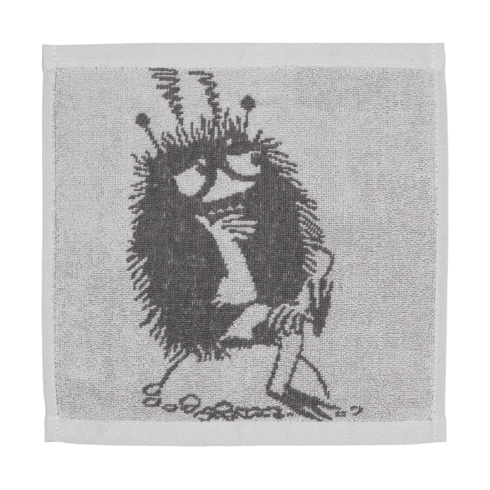 Toalla Mumin 25x25 cm, Stinky, gris Moomin Arabia