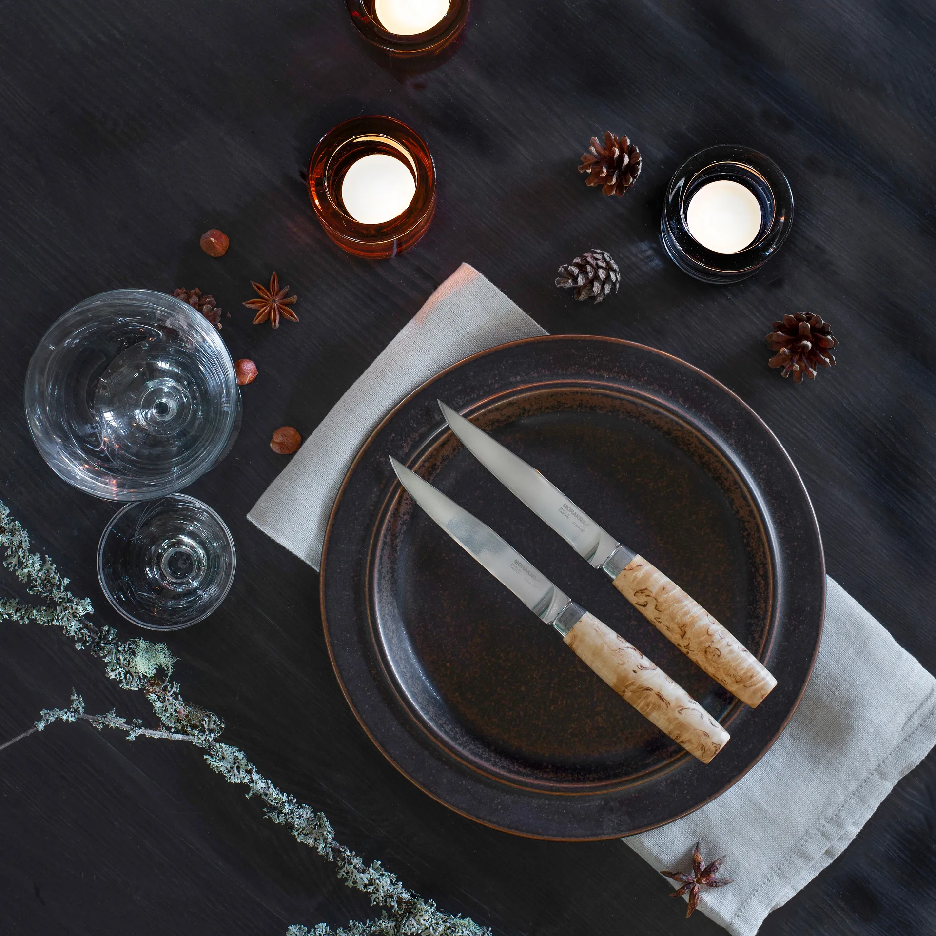 2 Cuchillos de carne Morakniv Masur Steak Knife, natural Morakniv