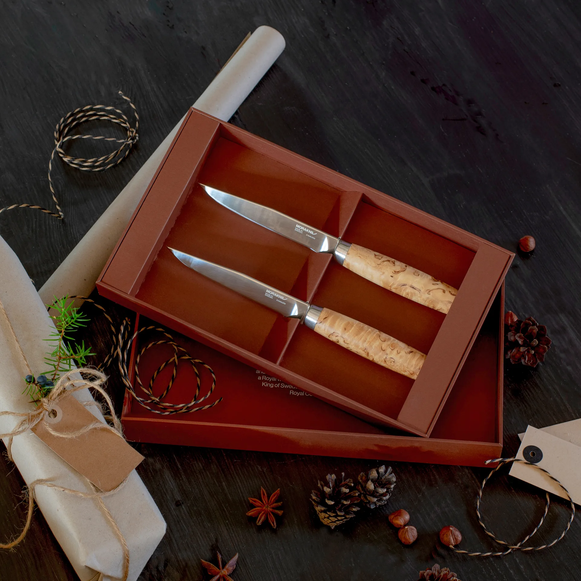 2 Cuchillos de carne Morakniv Masur Steak Knife, natural Morakniv