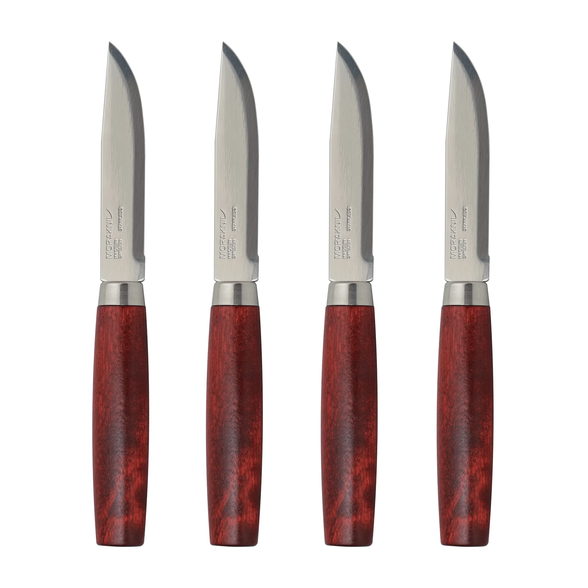4 Cuchillos de carne Morakniv Classic Steak Knife, rojo Morakniv