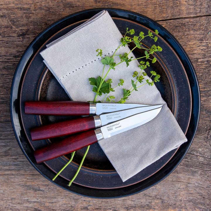 4 Cuchillos de carne Morakniv Classic Steak Knife, rojo Morakniv