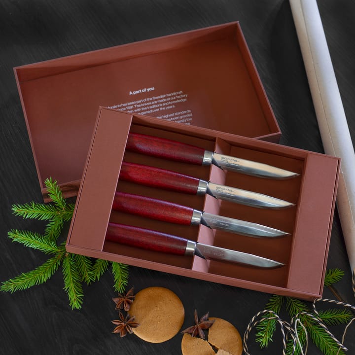 4 Cuchillos de carne Morakniv Classic Steak Knife, rojo Morakniv
