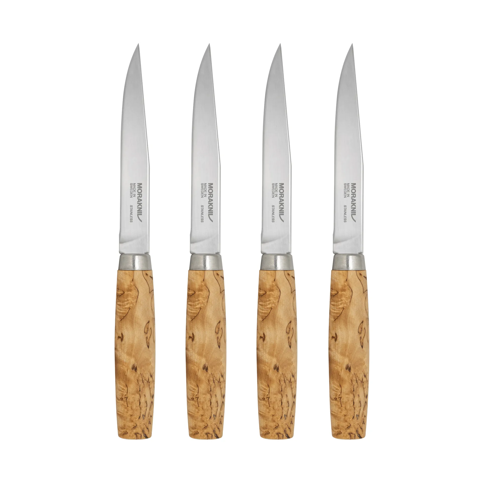 4 Cuchillos de carne Morakniv Masur Steak Knife, natural Morakniv