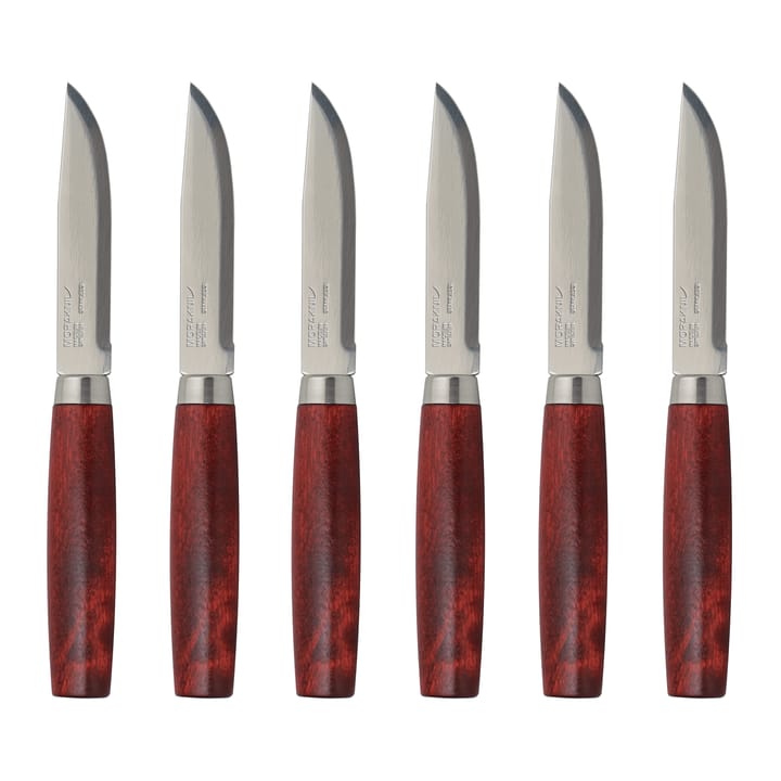 6 Cuchillos de carne Morakniv Classic Steak Knife - rojo - Morakniv