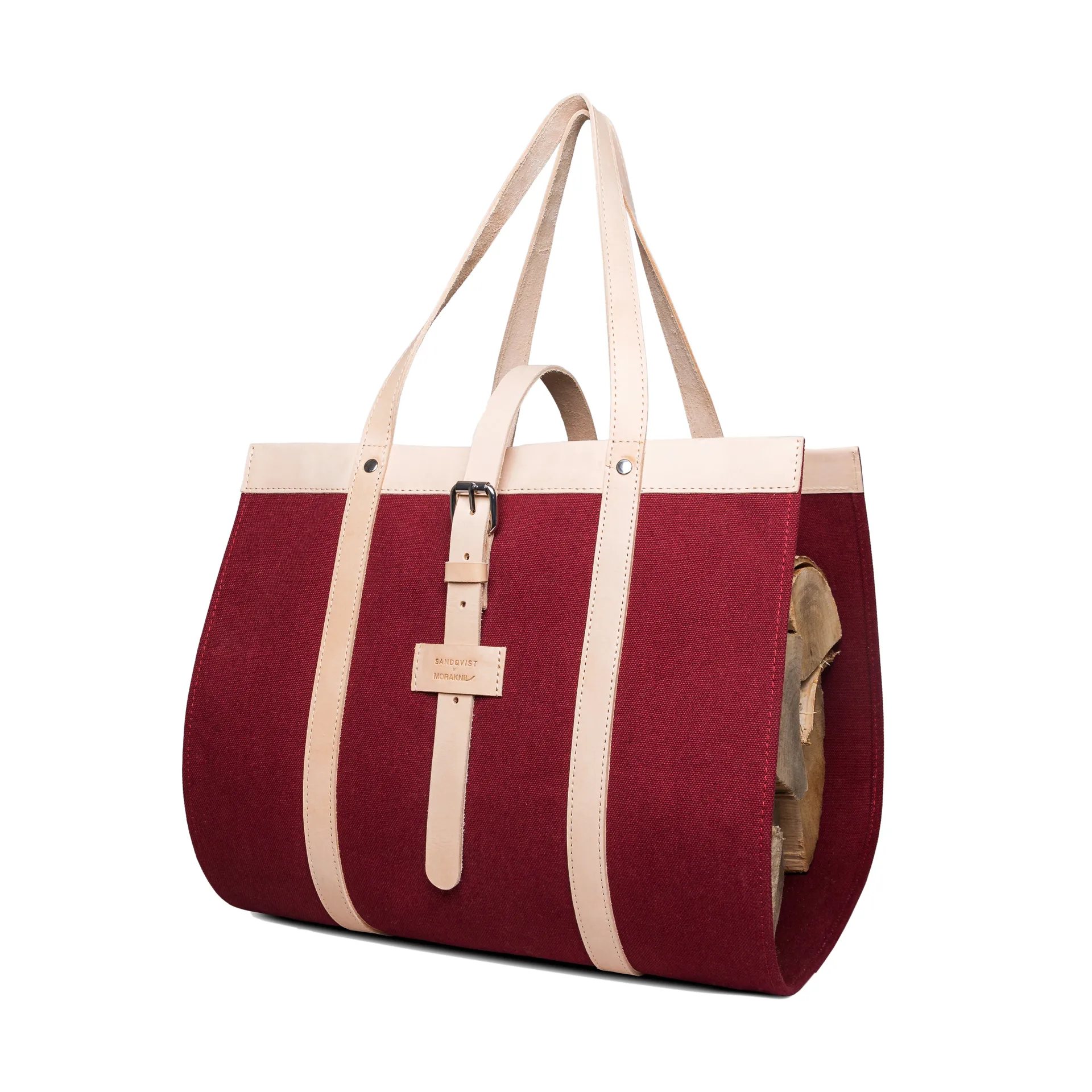 Cesta para leña con cuchillo Spent Classic Sandqvist Morakniv, rojo Morakniv