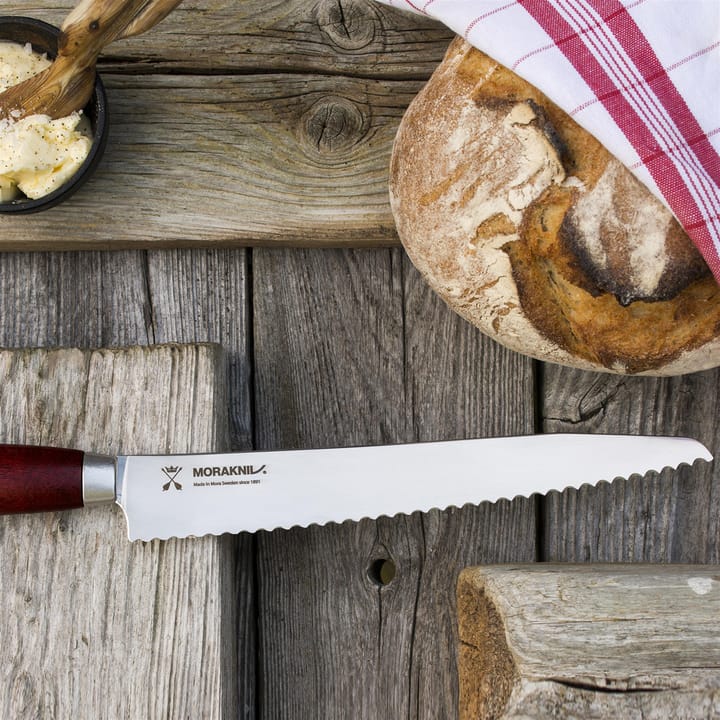 Cuchillo de pan Morakniv 24 cm - rojo - Morakniv