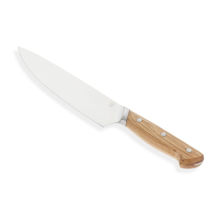 Cuchillo de chef Foresta 33 cm - acero inoxidable-roble - Morsø