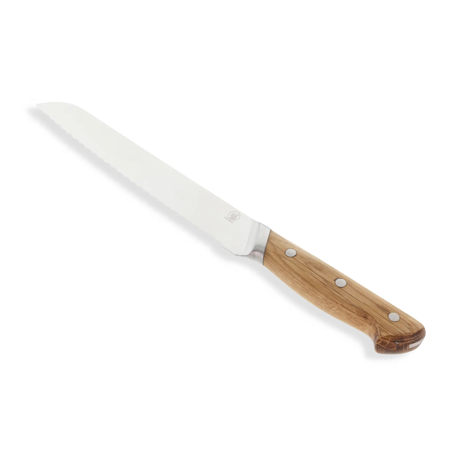 Cuchillo de pan Foresta 32,5 cm, acero inoxidable-roble Morsø