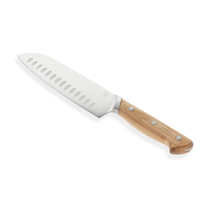 Cuchillo santoku Foresta 30 cm - acero inoxidable-roble - Morsø