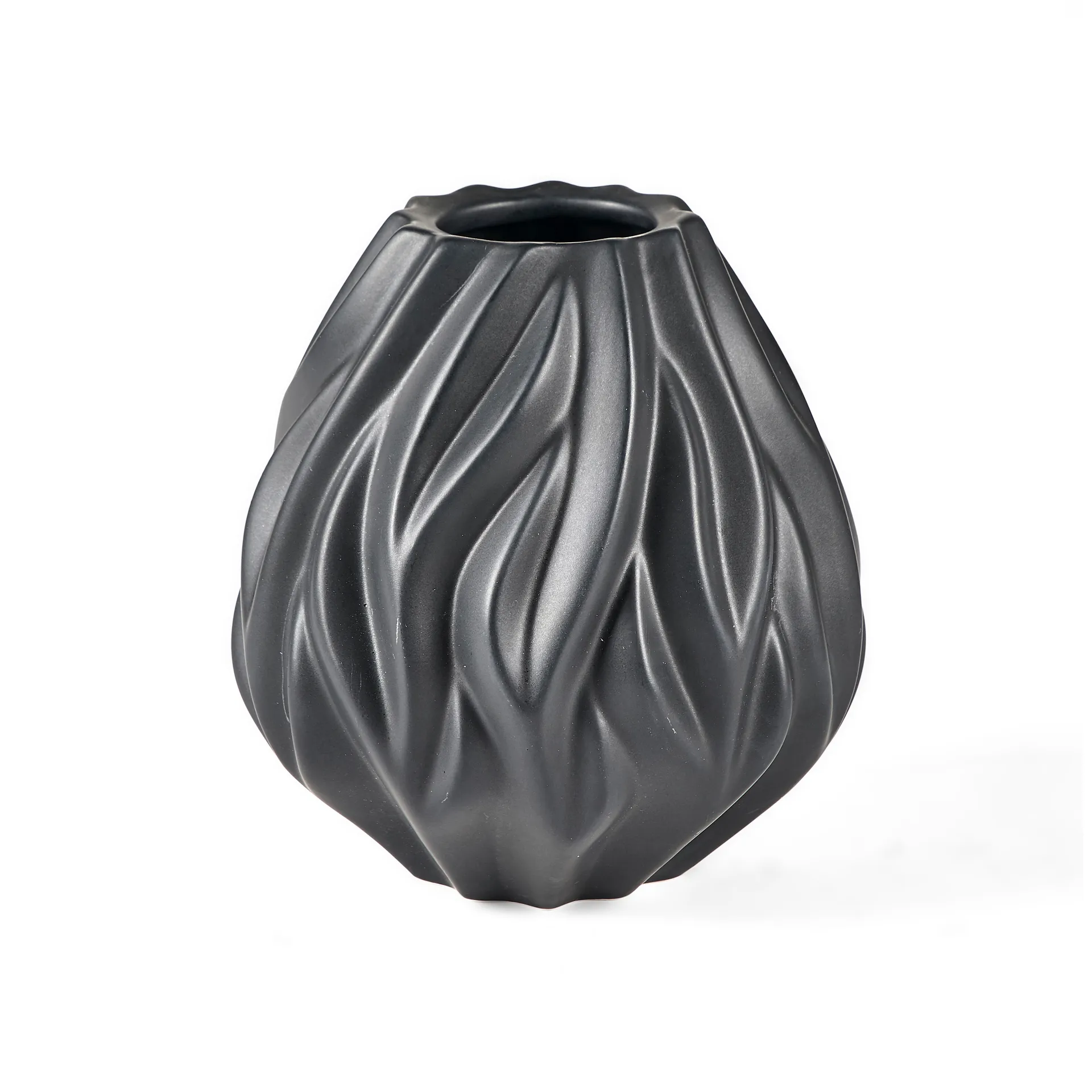 Jarrón Flame 15 cm, negro Morsø