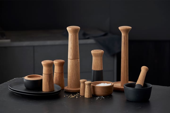 Salero con tapa Kit, Roble Morsø