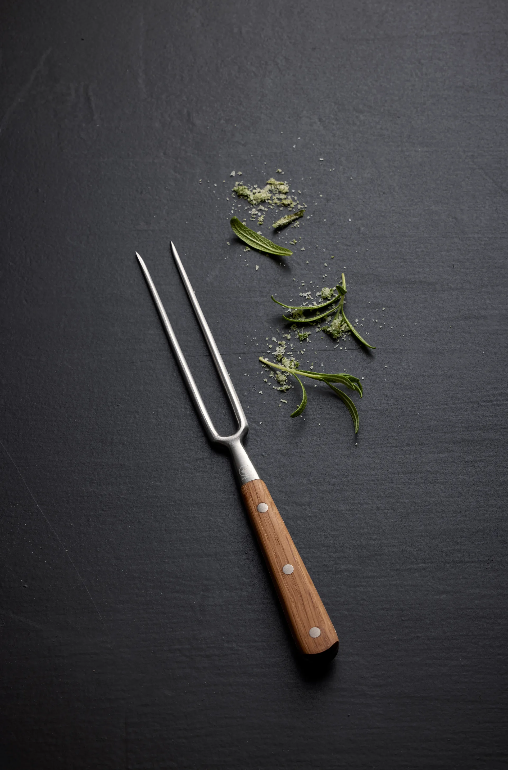 Tenedor de carne Foresta 28 cm, acero inoxidable-roble Morsø