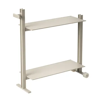 Carrito de servicio Museum Trolley - Beige, 74,5x77,5x24 cm - Museum
