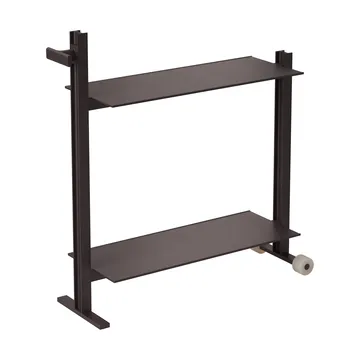 Carrito de servicio Museum Trolley - Marrón oscuro, 74,5x77,5x24 cm - Museum