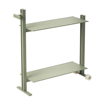 Carrito de servicio Museum Trolley - Verde, 74,5x77,5x24 cm - Museum