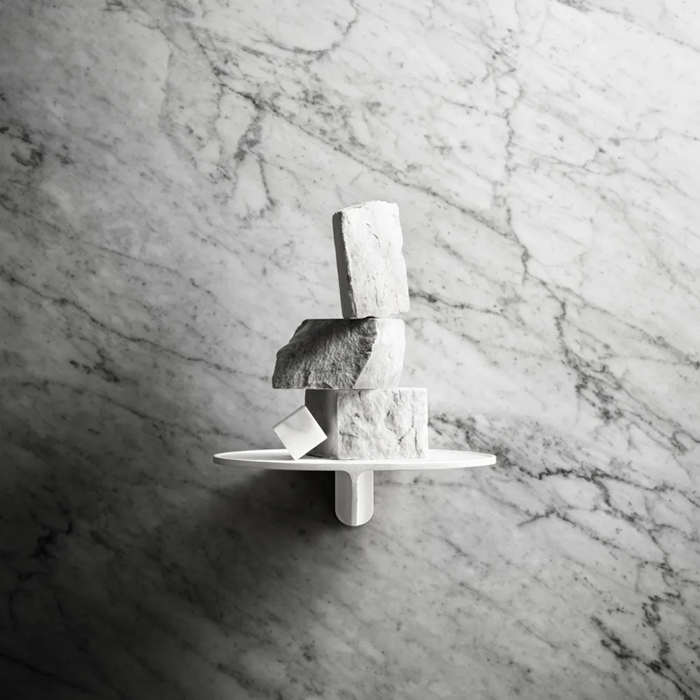 Estantería de pared Museum NM&.045, Aluminio Museum