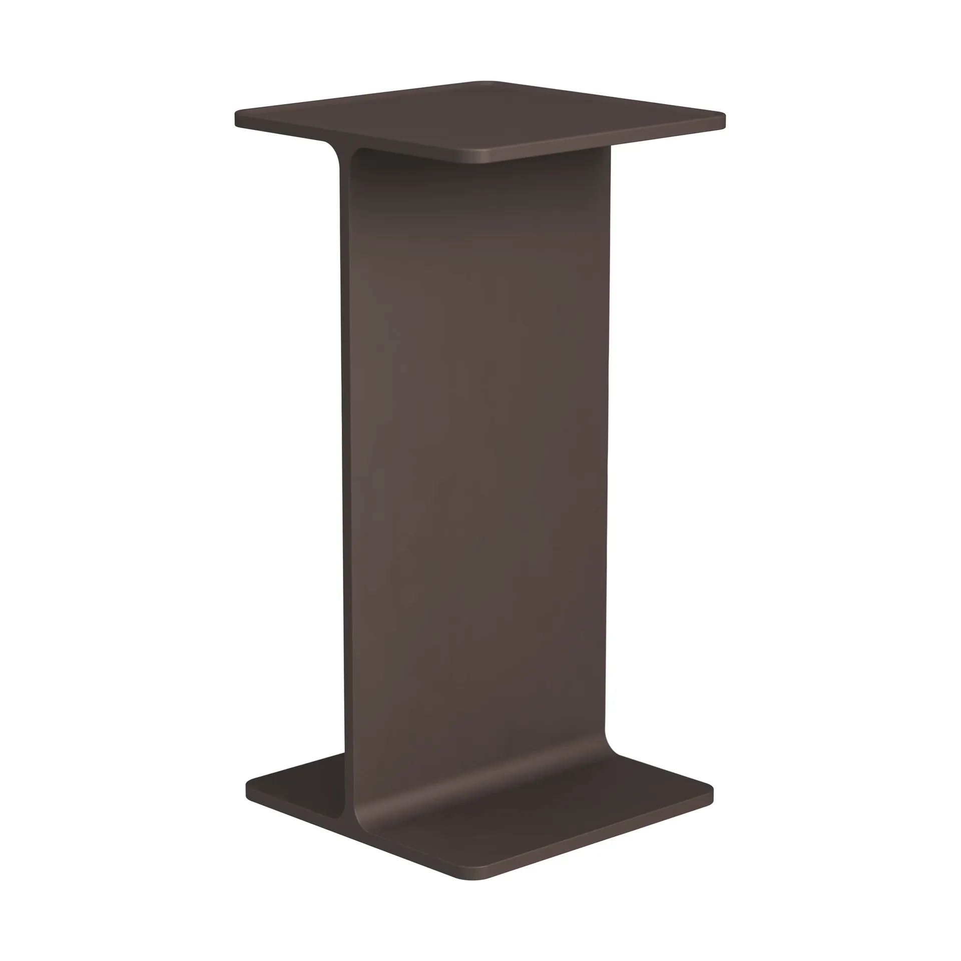 Peana Museum Pedestal, Marrón oscuro, 15x15x30 cm Museum