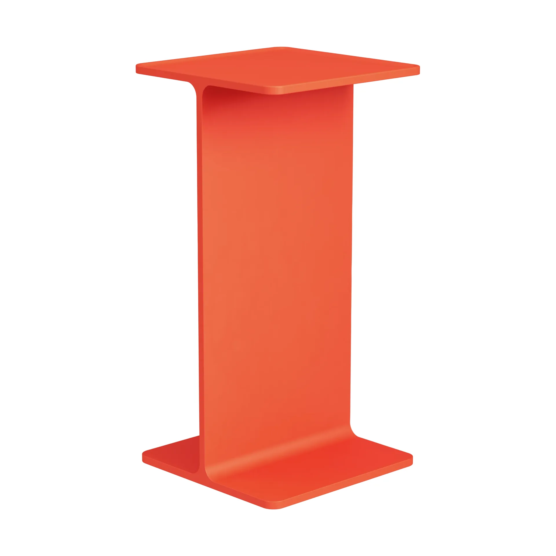 Peana Museum Pedestal, Naranja, 15x15x30 cm Museum