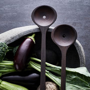 2 Cubiertos de ensalada Yami 30 cm - marrón - MUUBS
