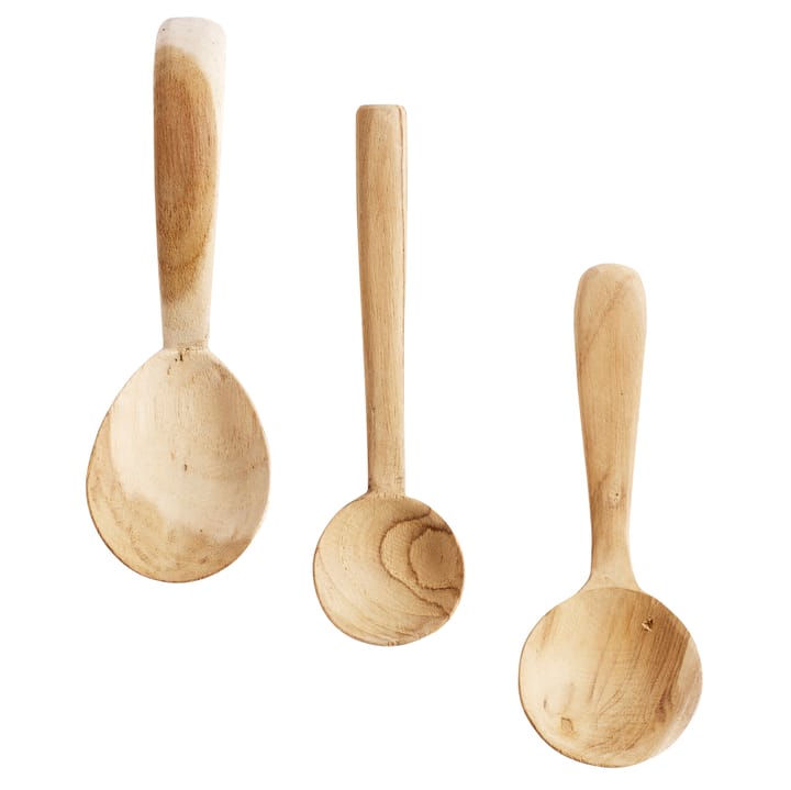 3 Cucharas De tre musketörerna, natural MUUBS